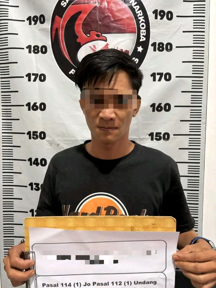 TANGKAP : Pelaku ND (35) diamankan di Mapolres Kapuas. HUMAS POLRES KAPUAS FOR RADAR SAMPIT