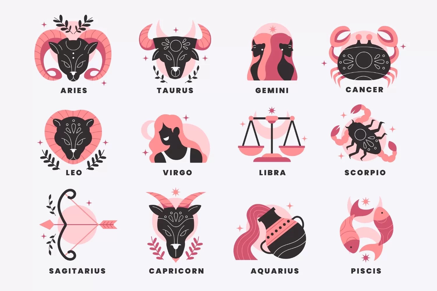 Ilustrasi 12 zodiak (Freepik)