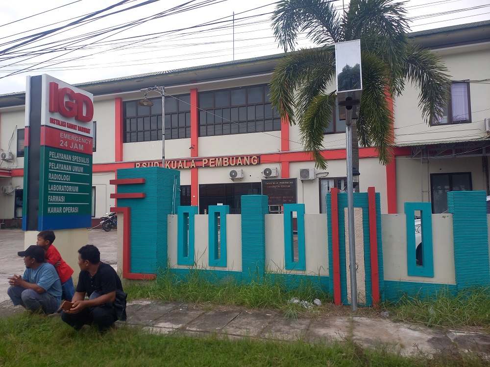 FASKES: Halaman depan instalasi IGD bangunan RS Kuala Pembuang