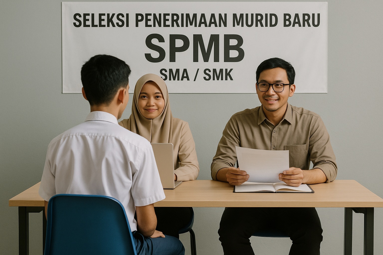 Ilustrasi SPMB (AI)