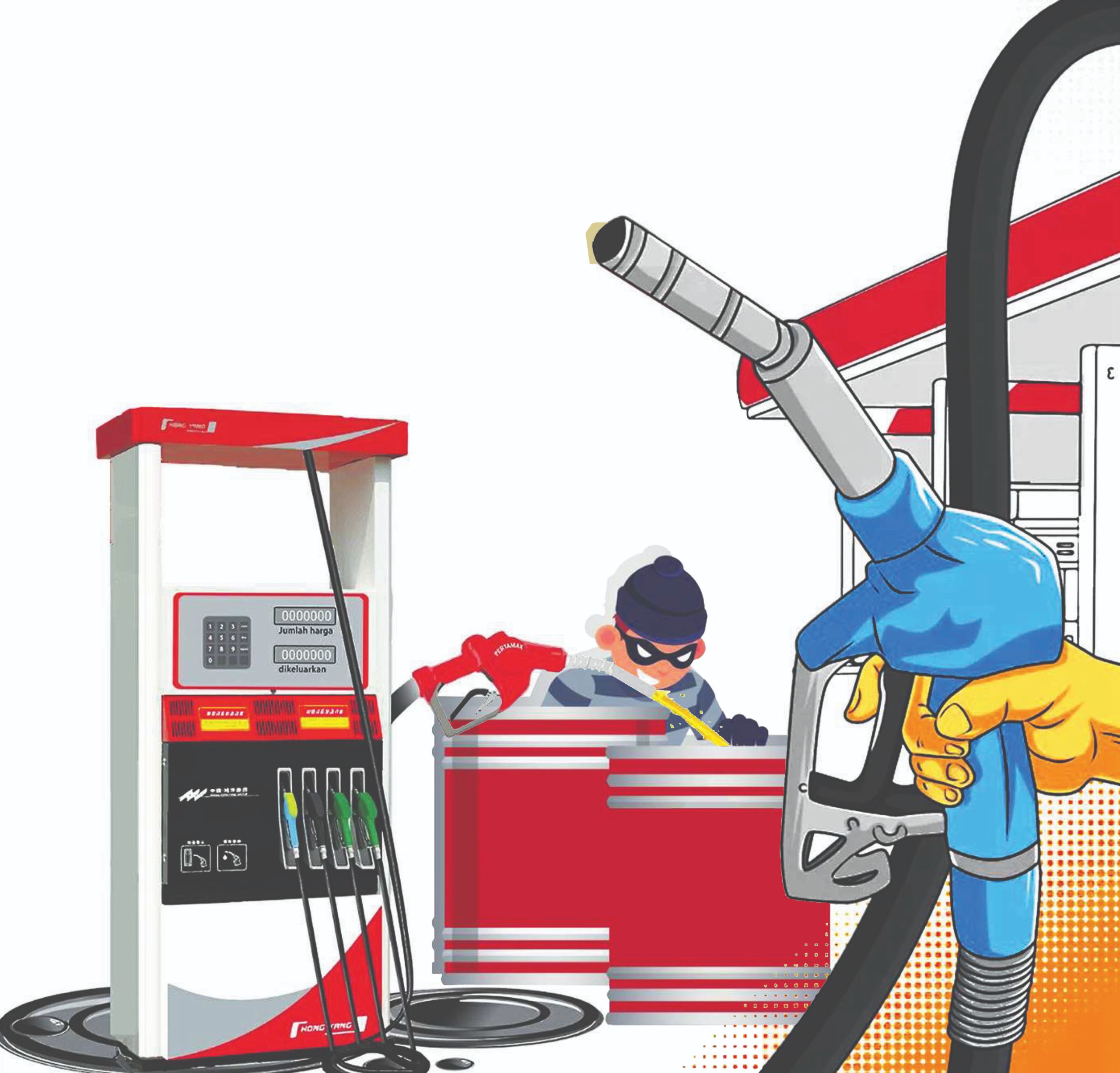 Ilustrasi Mafia BBM Bersubsidi