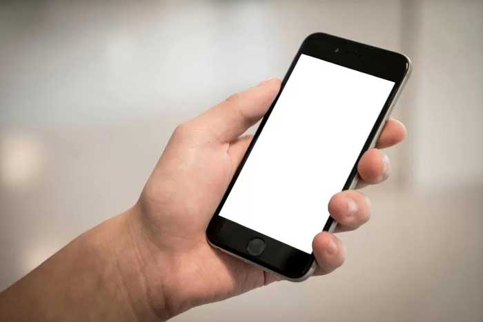 Ilustrasi handphone.