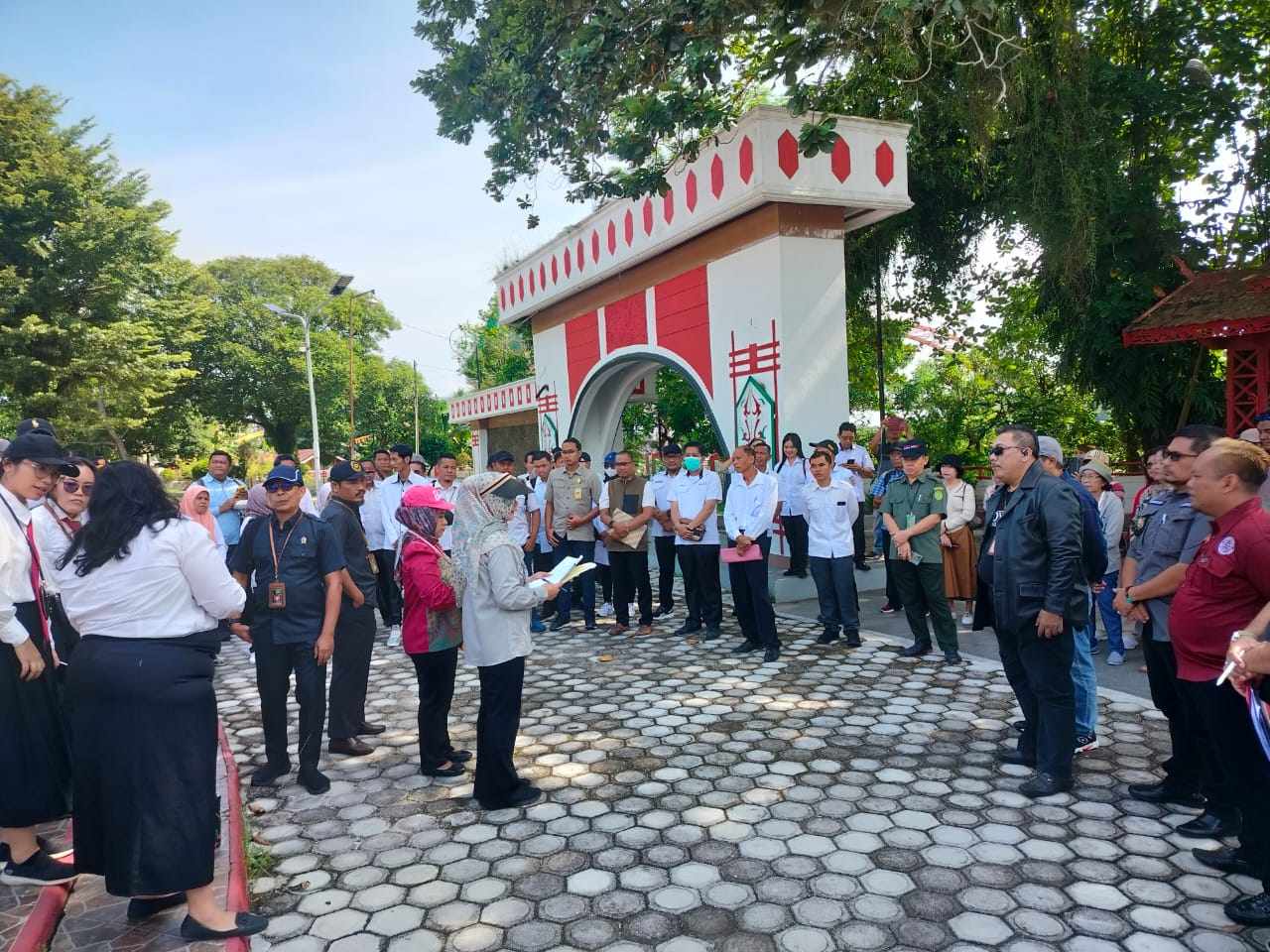SENGKETA: Agenda sidang kali ini adalah Pemeriksaan Setempat (PS) atas objek lahan sengketa seluas 8,8 hektare yang terletak di kawasan Taman Tugu Soekarno dan sekitarnya.&nbsp;&nbsp;DODI RADAR PALANGKA