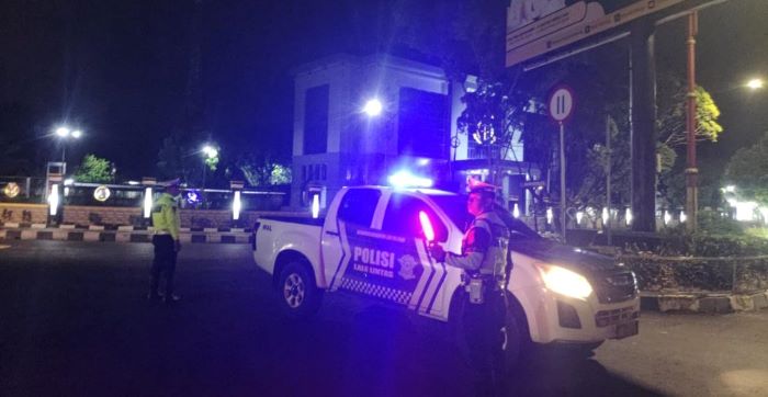 PATROLI : Satuan Lalu Lintas (Satlantas) Polresta Palangka Raya melaksanakan patroli di sejumlah pusat keramaian masyarakat guna mencegah kejahatan jalanan. IST/RADAR PALANGKA
