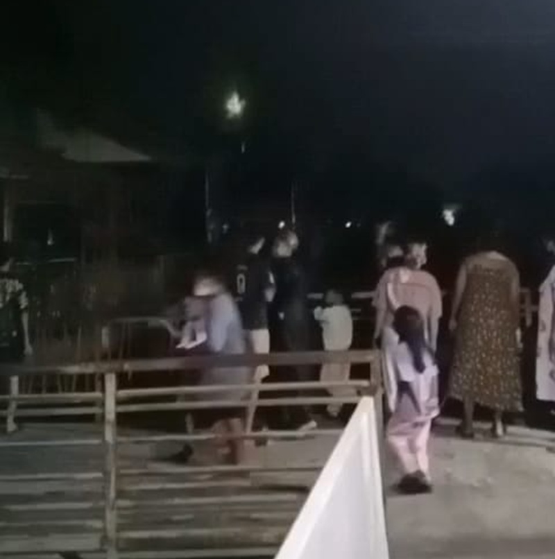KUYANG: Potongan video kehebohan warga Kapuas terkait kemunculan sosok Kuyang di wilayah tersebut. (Istimewa)