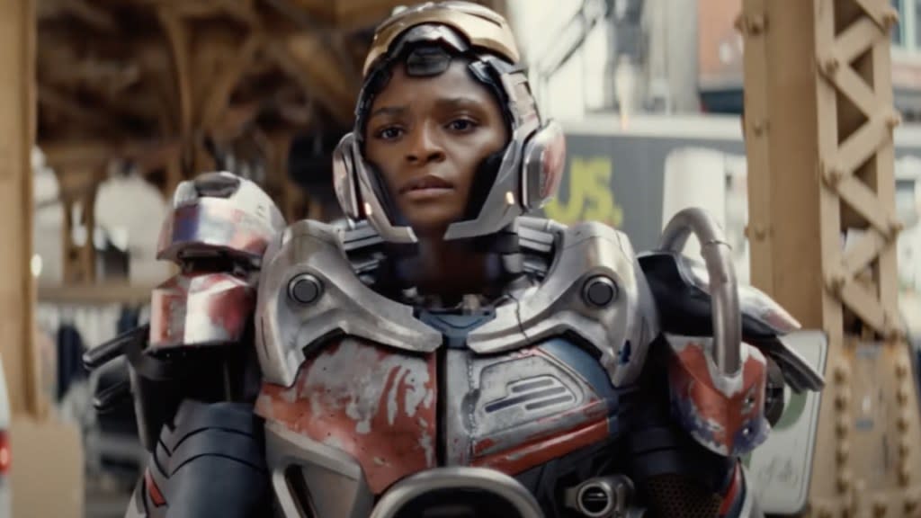 Sosok Ironheart dalam serial terbaru Marvel yang mulai tayang pada Juni nanti.