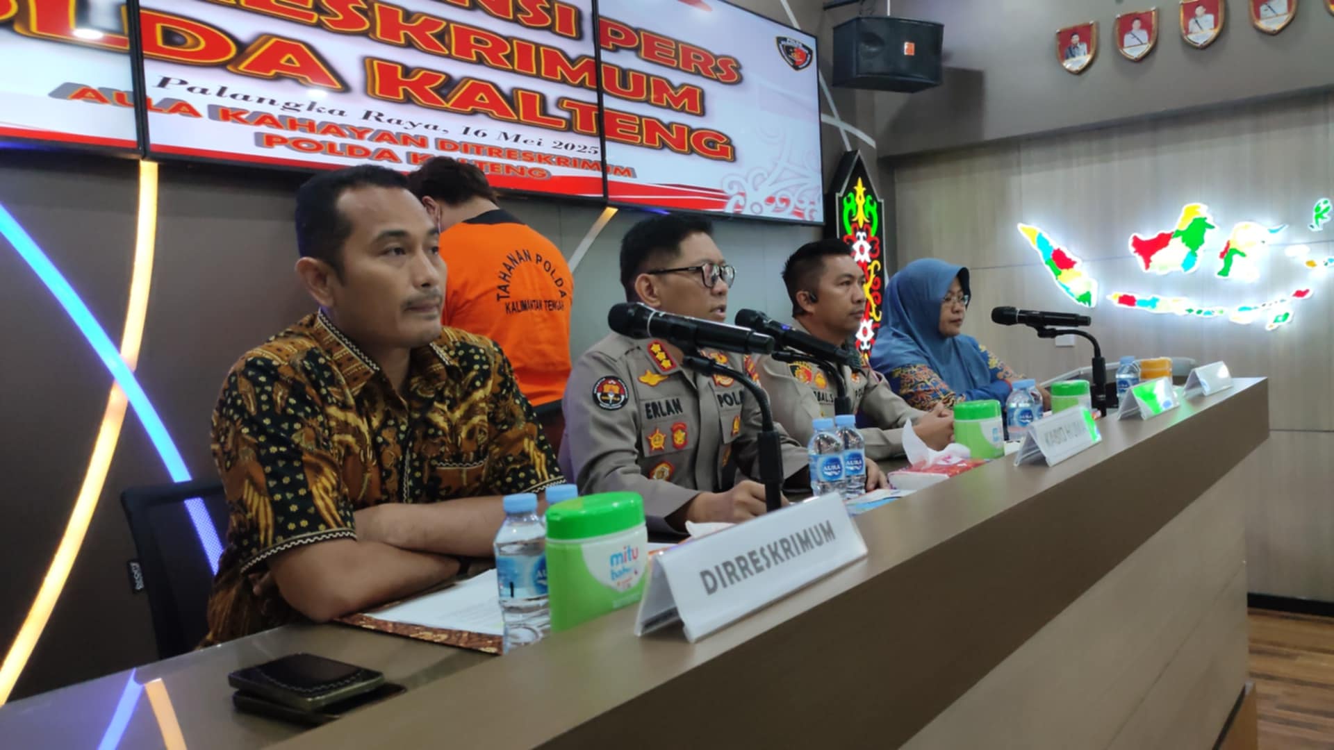 DITANGKAP: Alvaro Jordan diringkus aparat setelah melarikan diri ke Yogyakarta. Dia kini mendekam di sel tahanan Polda Kalteng.&nbsp;DODI/RADAR SAMPIT