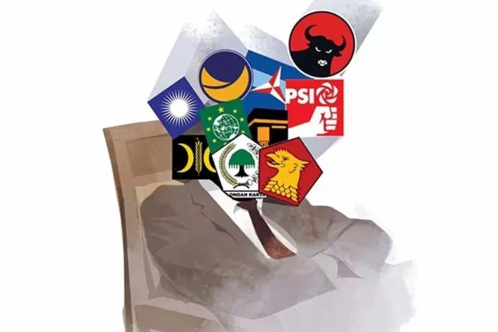 ILUSTRASI Parpol. (Jawapos)