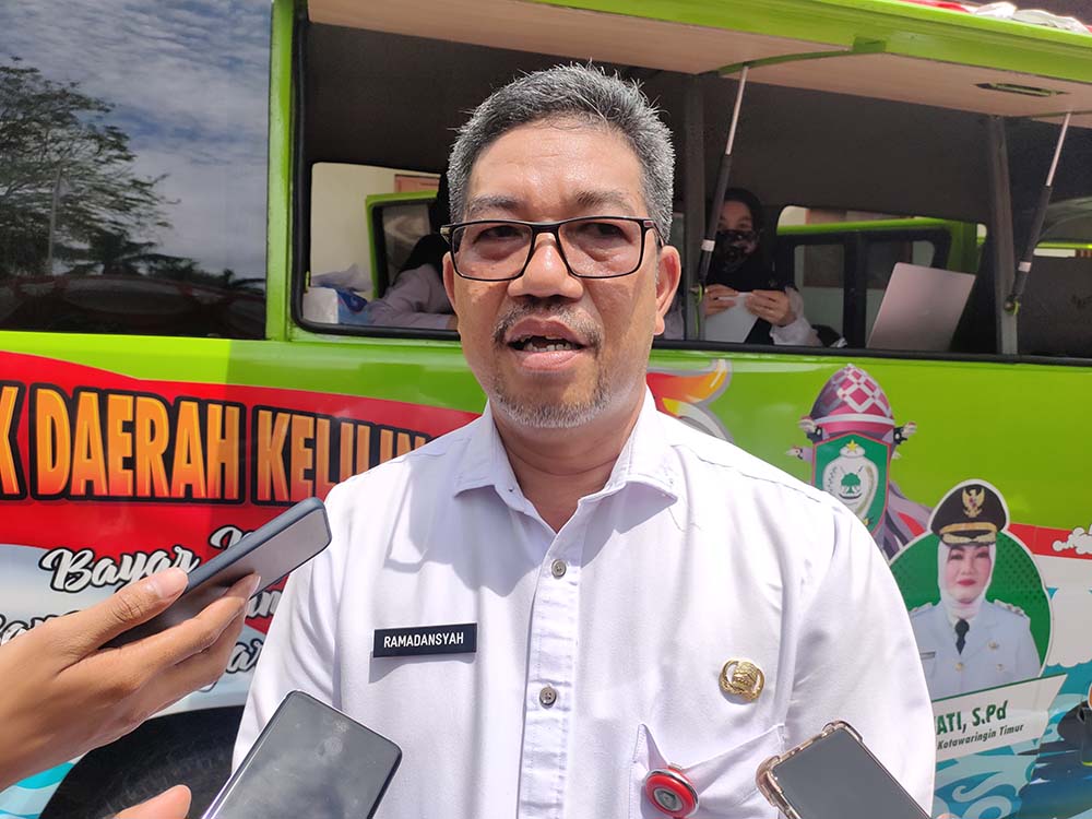 Kepala Bapenda Kotim Ramadansyah (DOK. YUNIRADAR SAMPIT)