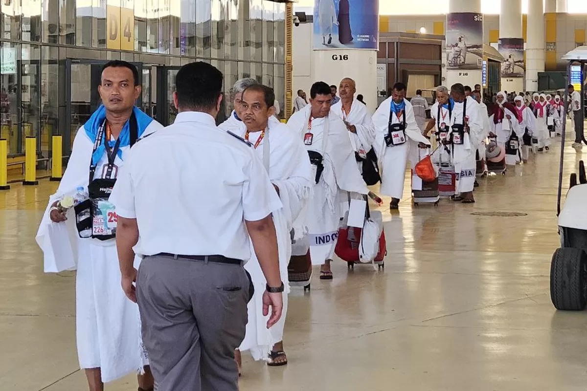Jemaah haji asal Indonesia  (Dhimas Ginanjar/JawaPos.com)