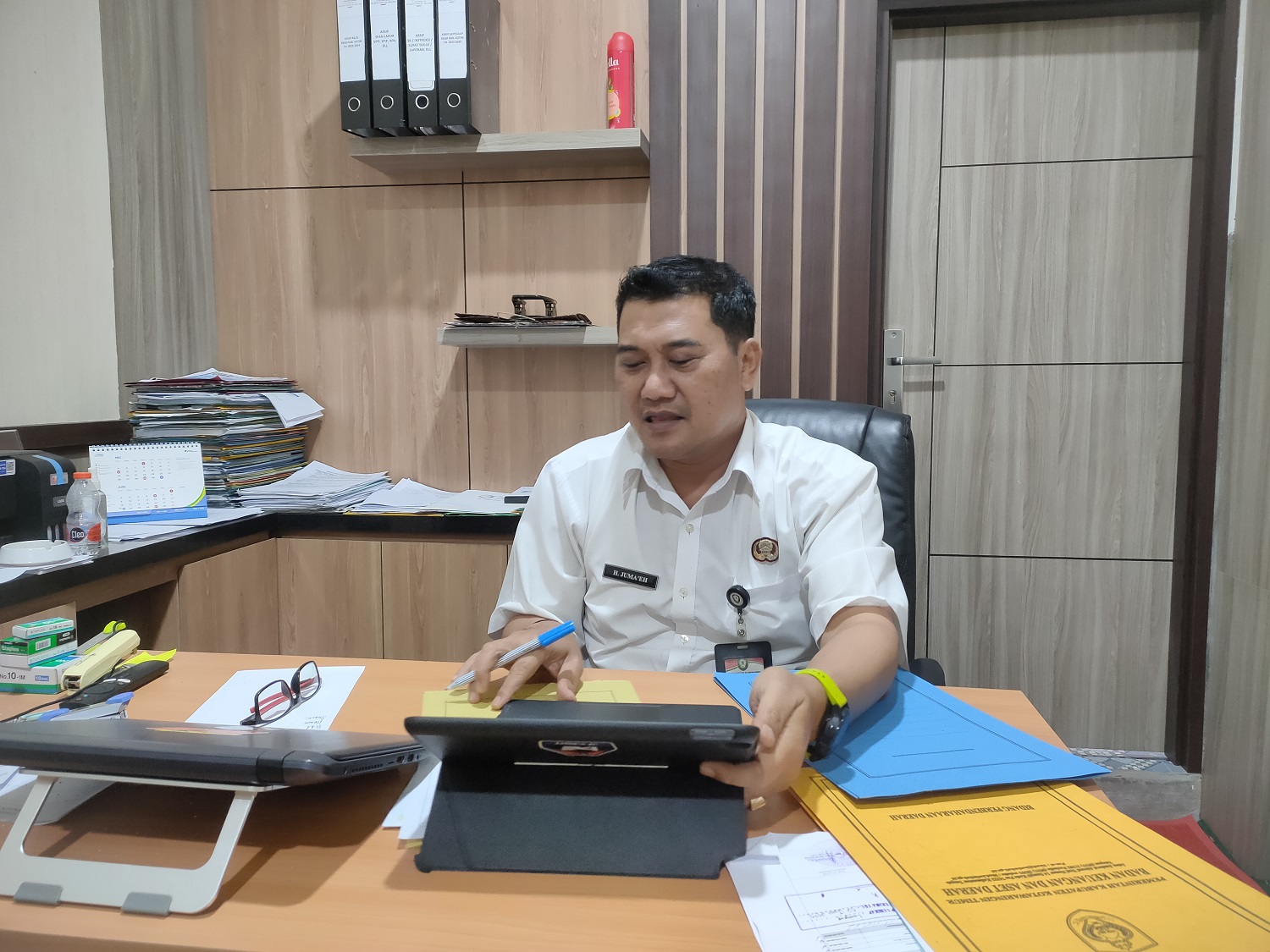 Pelaksana Tugas Sekretaris Badan Kepegawaian dan Aset Daerah (BKAD) Kotim Juma&rsquo;eh