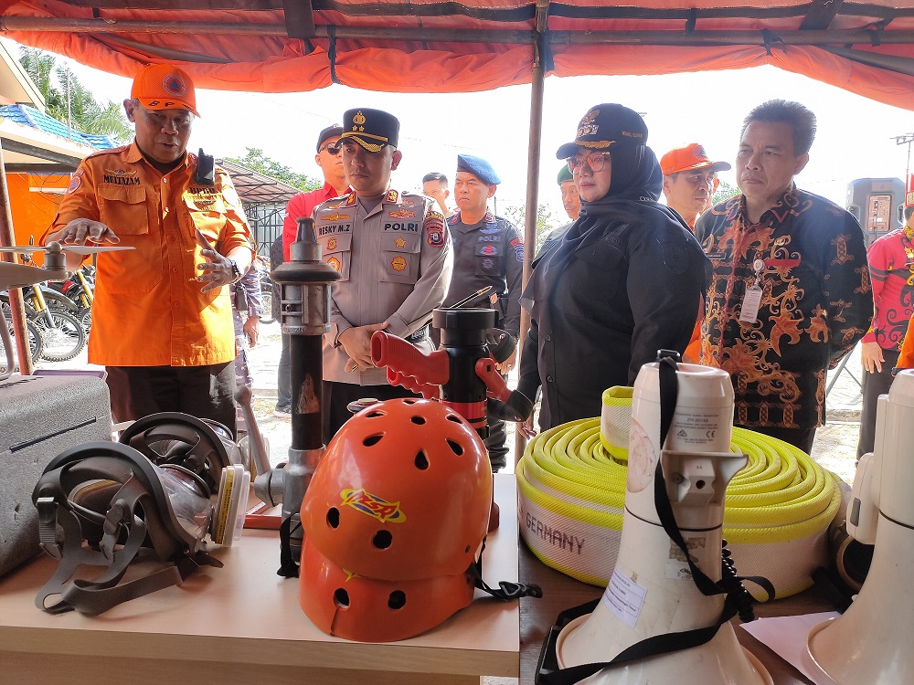 Peninjauan peralatan yang dimiliki Pemkab Kotim dalam mengantisipasi  potensi karhutla di wilayah ini.
