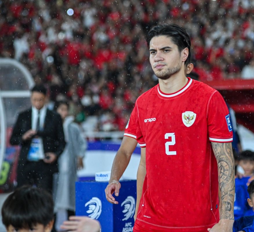 Kevin Diks saat membela timnas Indonesia di Kualifikasi Piala Dunia 2026