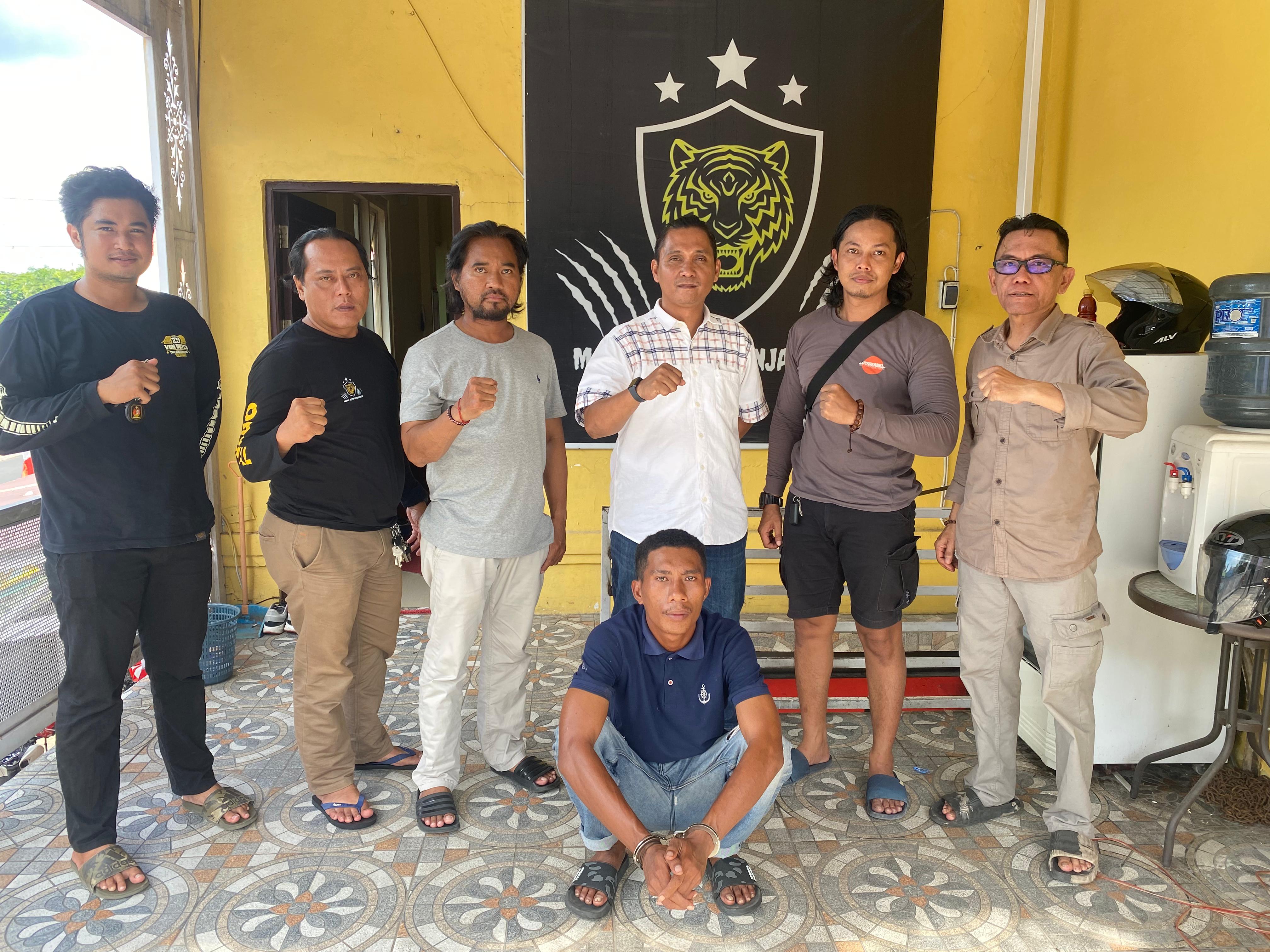 Henderikus Yoseph ditangkap di Banjarmasin setelah melarikan diri dari Lapas Kelas IIA Palangka Raya. (Ditjenpas Kalteng/Radar Sampit)