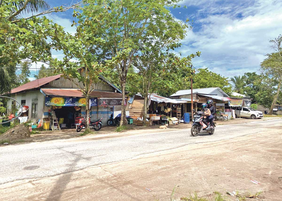 DIPERTAHANKAN: Pasar Bina Karya di Perumahan Bina Karya yang dipertahankan sebagai aset Pemkab Kotim.