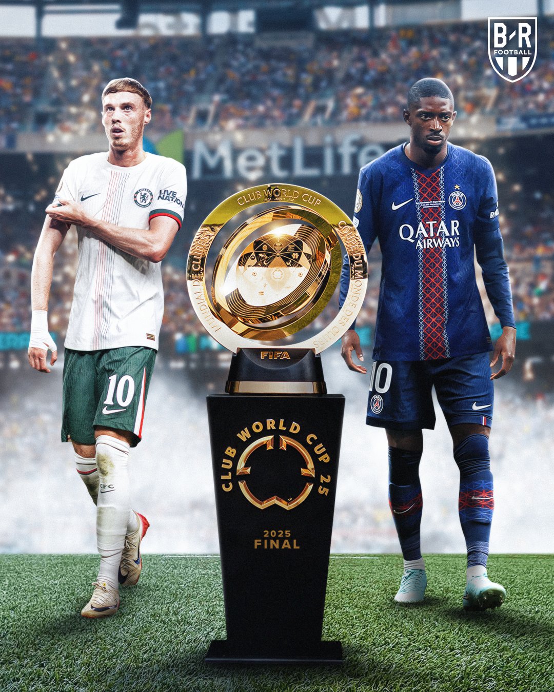 Final Piala Dunia Antarklub 2025 yang akan mempertemukan klub raksasa Inggris Chelsea vs klub raksasa Prancis, Paris Saint-Germain.