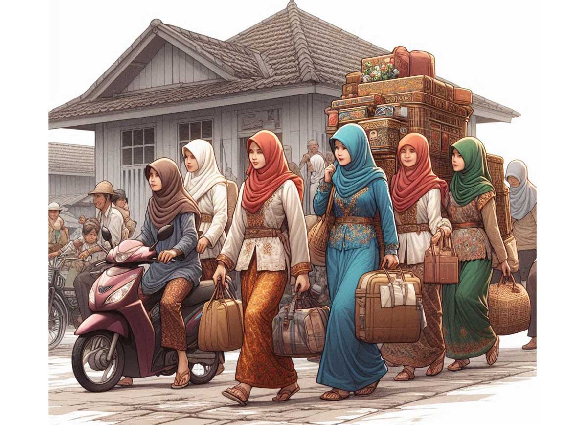 Ilustrasi program transmigrasi.