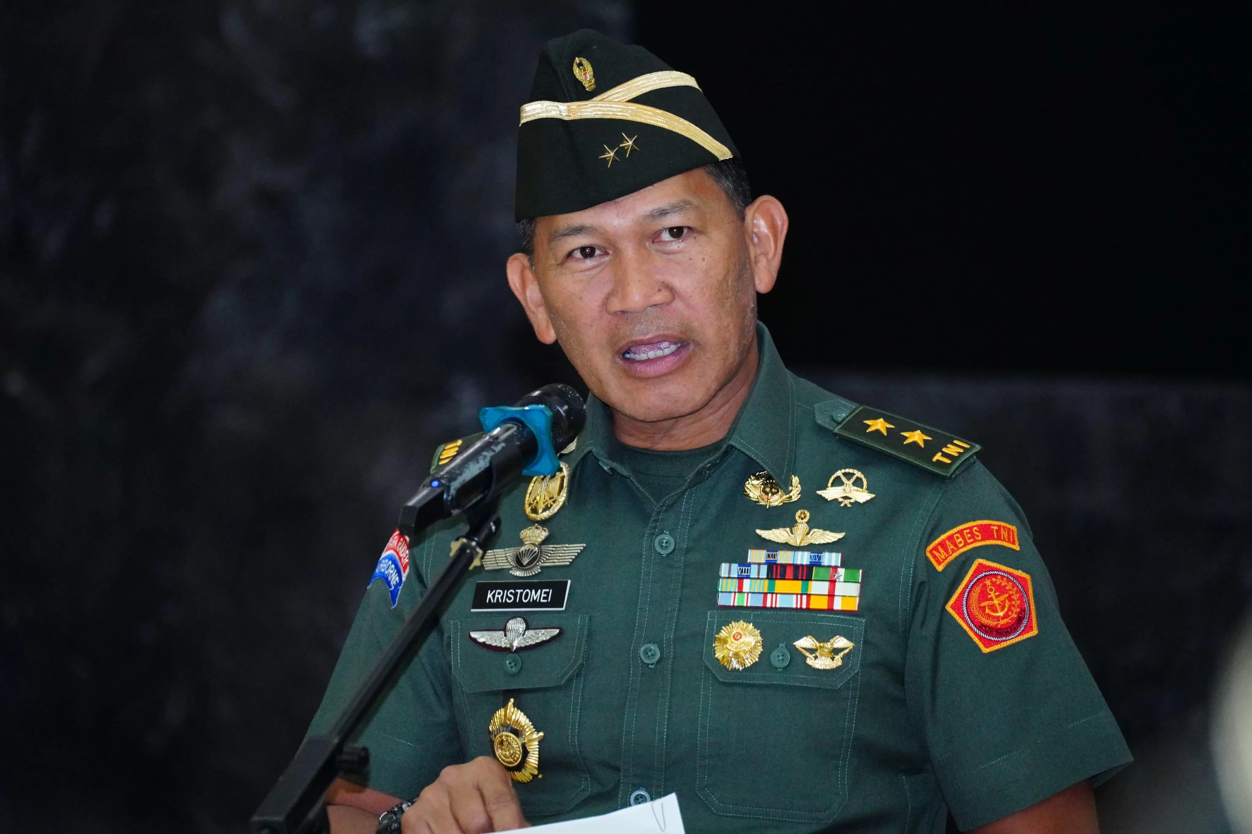 Kepala Pusat Penerangan (Kapuspen) TNI Mayjen Kristomei Sianturi. (Puspen TNI).