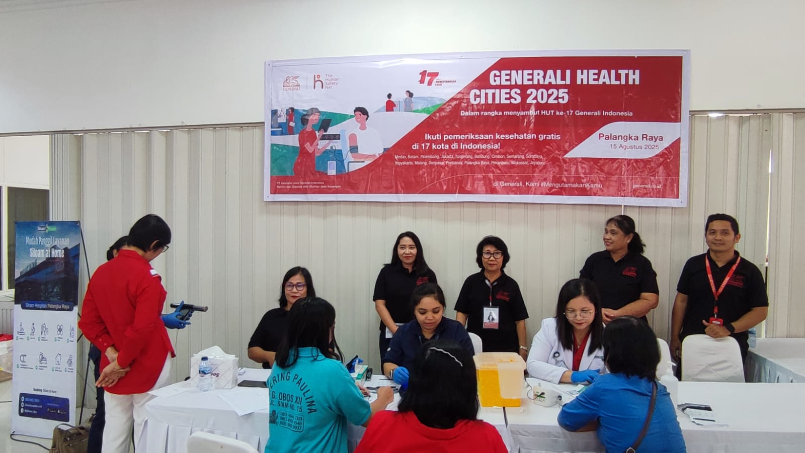 LUAR BIASA : Dalam rangka memperingati ulang tahun ke-17, PT Asuransi Jiwa Generali Indonesia menggelar program roadshow kesehatan &ldquo;Generali Health Cities&rdquo; di 17 kota, termasuk Palangka Raya