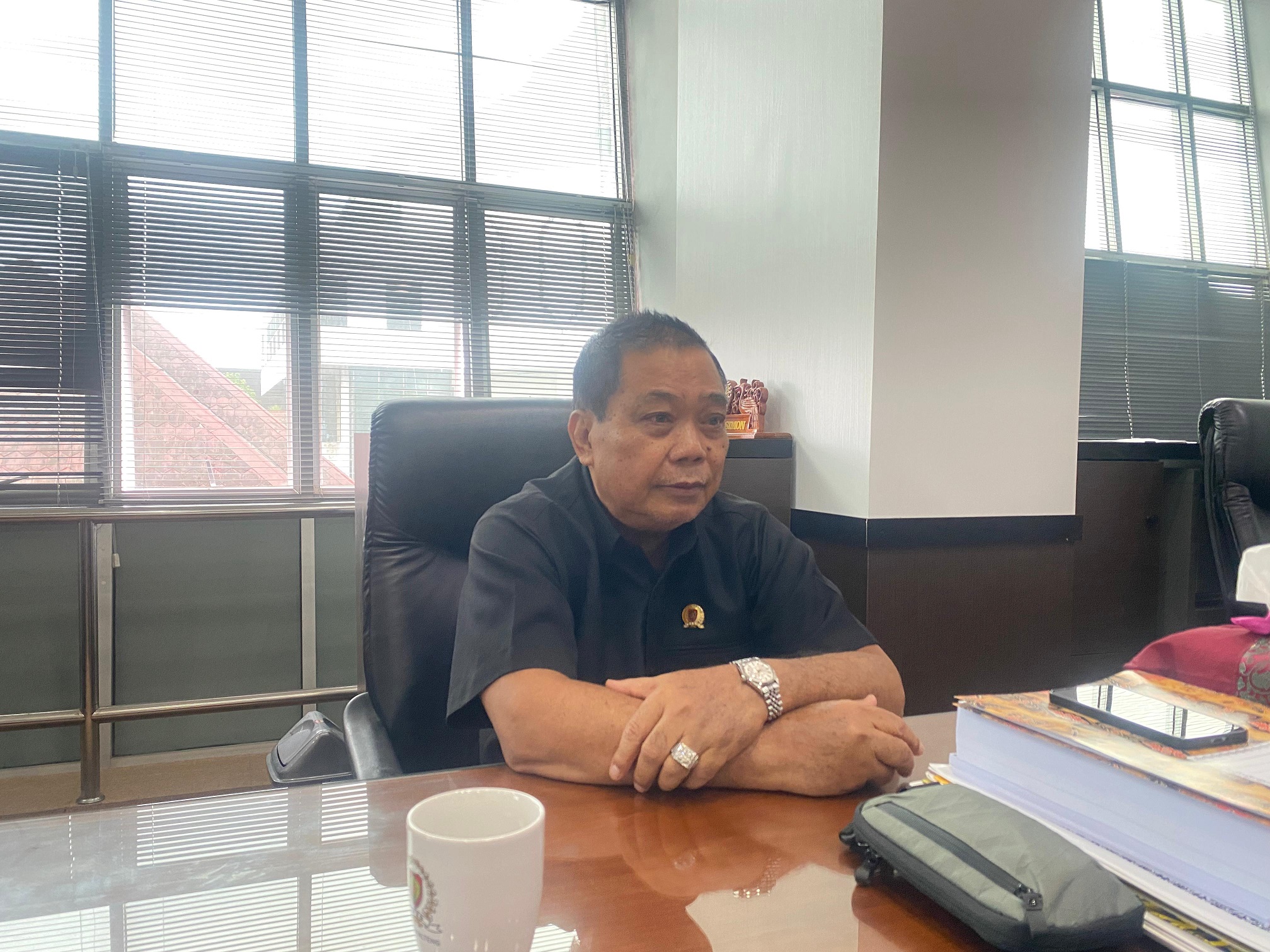 Ketua Komisi IV DPRD Provinsi Kalteng, Lohing Simon