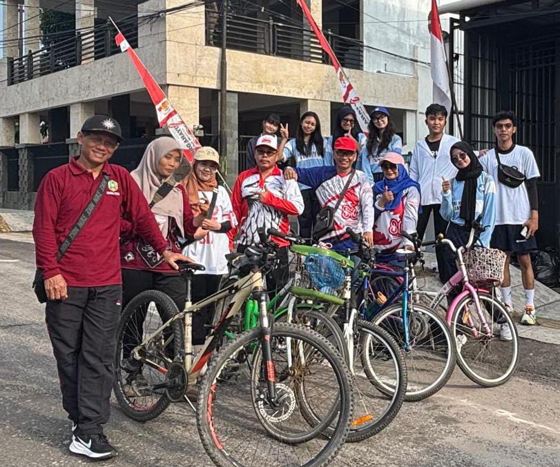GOWES KEMERDEKAAN: SMAN 1 Sampit kerahkan 100 peserta untuk mengikuti Gowes Kemerdekaan Radar Sampit