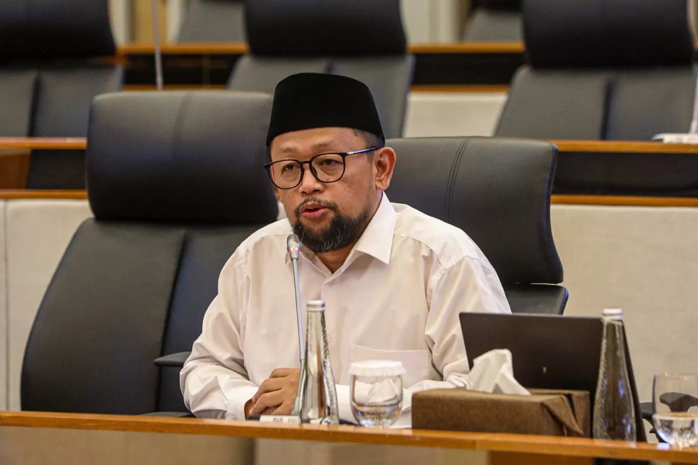 Ishfah Abidal Aziz saat masih menjabat sebagai stafsus menteri agama. (Salman Toyibi/Jawa Pos)
