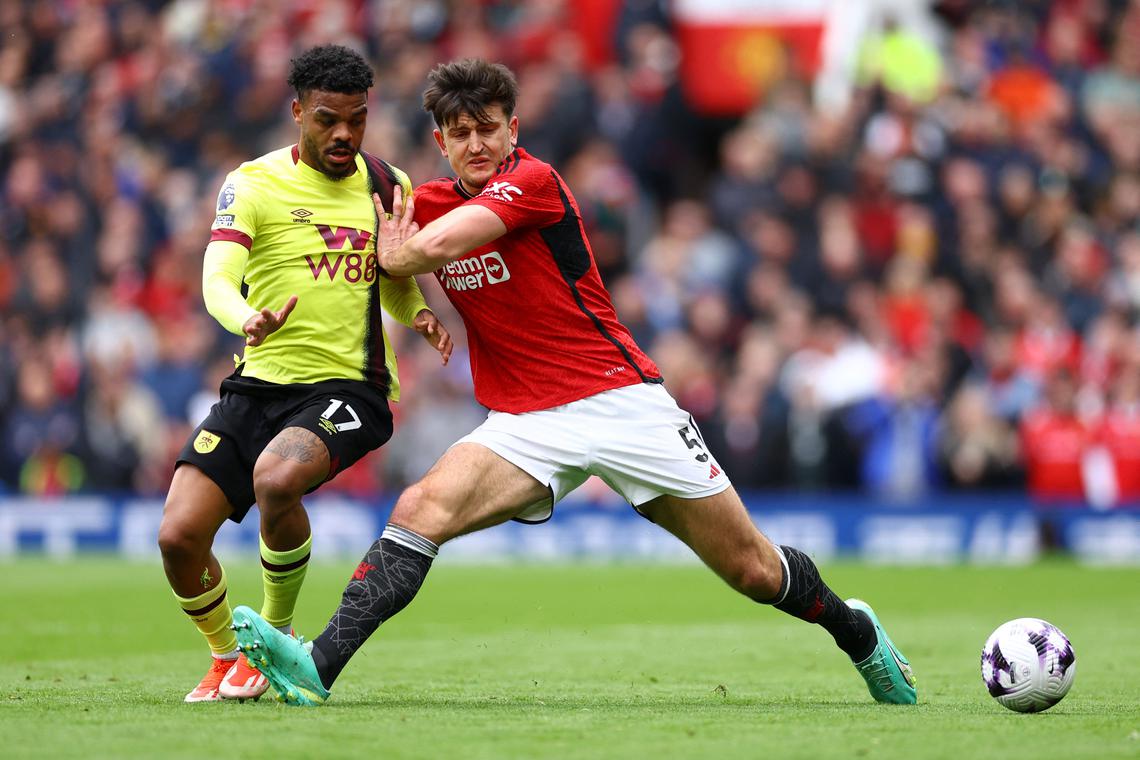 Pertemuan Manchester United dan Burnley di EPL musim 2024 lalu.