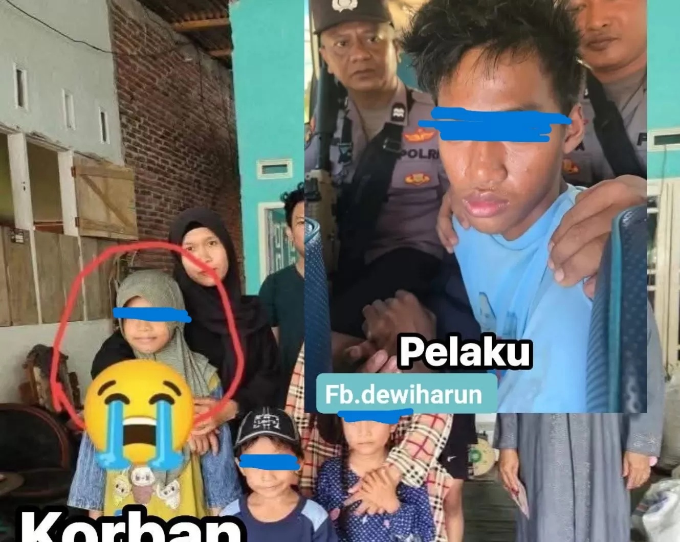 Bocah perempuan 10 tahun tewas digorok lehernya oleh remaja usia 18 tahun.(Palopo pos).
