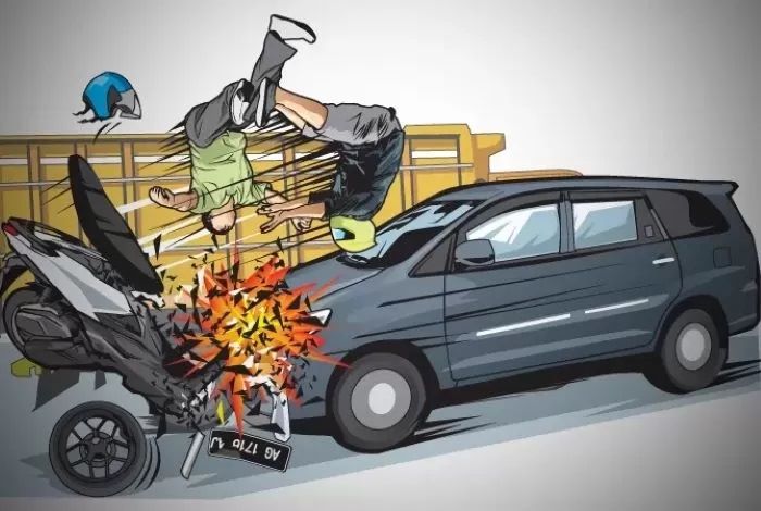 ilustrasi kecelakaan lalu lintas/Jawa Pos