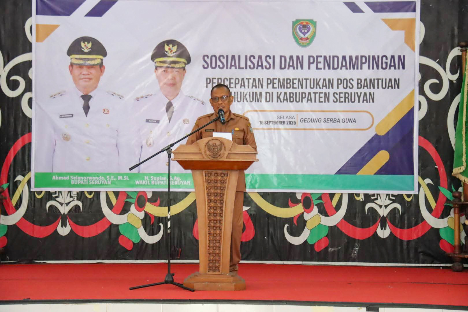 Plh Sekda Seruyan, Bahrun Abbas