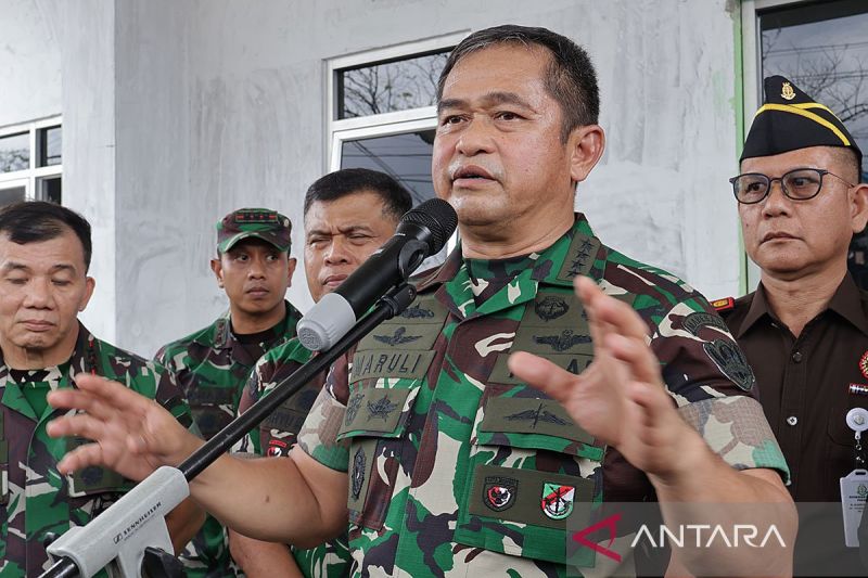 Kepala Staf TNI Angkatan Darat (KSAD) Jenderal TNI Maruli Simanjuntak. ANTARA/Muhammad Zulfikar/aa.