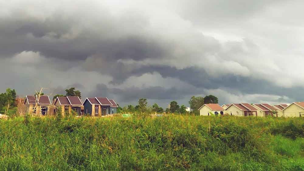 Pembangunan perumahan di Sampit, Kabupaten Kotawaringin Timur, Kalimantan Tengah. (Dok. Oes/Radar Sampit)
