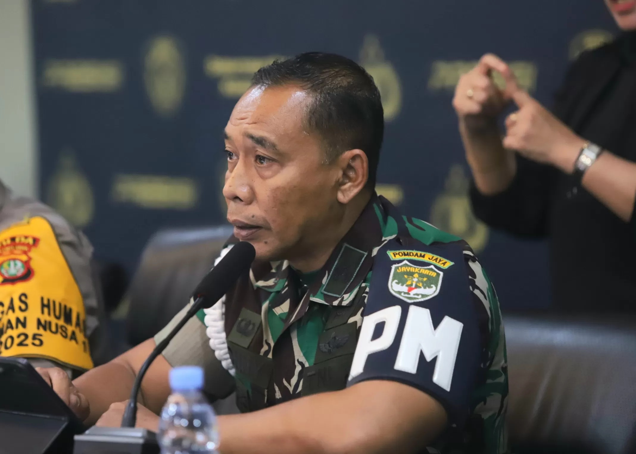 Komandan Polisi Militer Kodam Jaya/Jayakarta Kolonel CPM Donny Agus Priyanto. (Dery Ridwansah/ JawaPos.com)