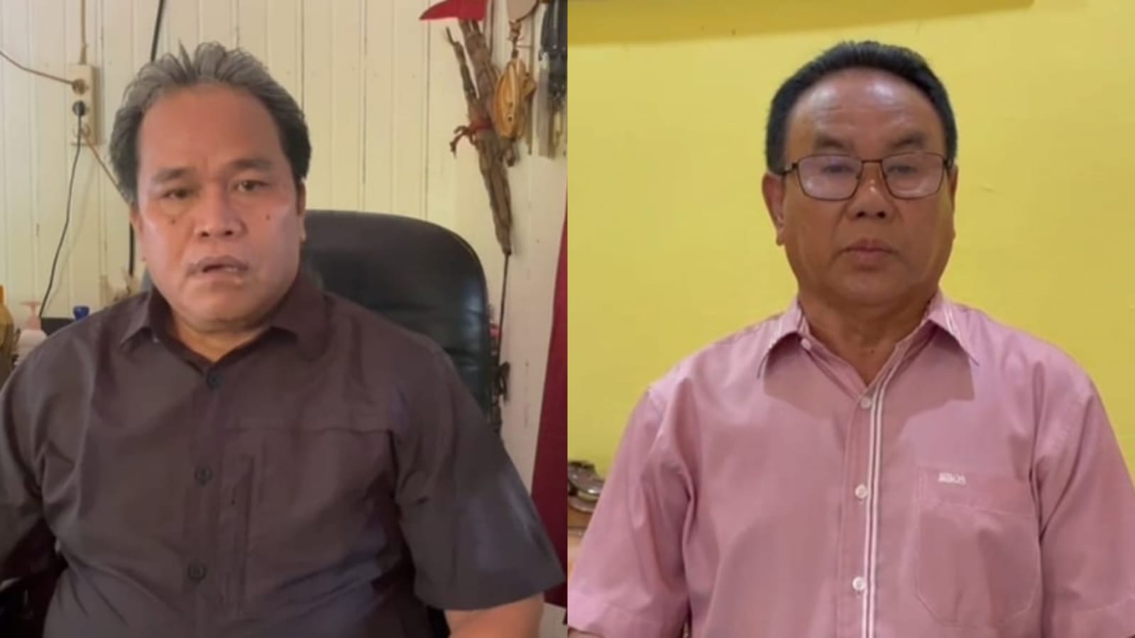 Sekretaris Majelis Pimpinan Cabang (MPC) Pemuda Pancasila Kabupaten Barito Utara, Kalimantan Tengah Gideon Kongli dan Ketua Kerukunan Keluarga Bakumpai (KKB) Kabupaten Barito Utara Arbaidi