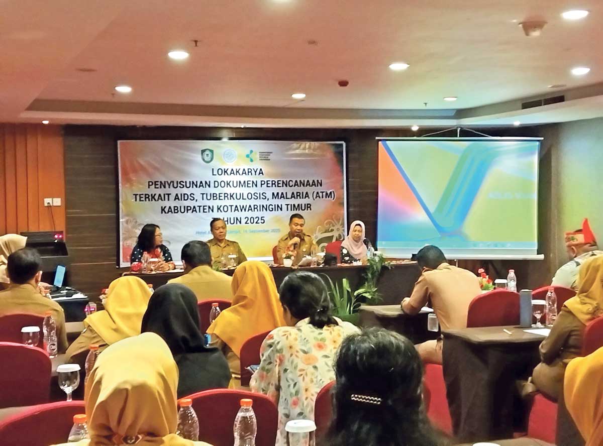LOKAKARYA: Penyusunan dokumen perencanaan terkait penanganan penyakit menular, Selasa (16/9).
