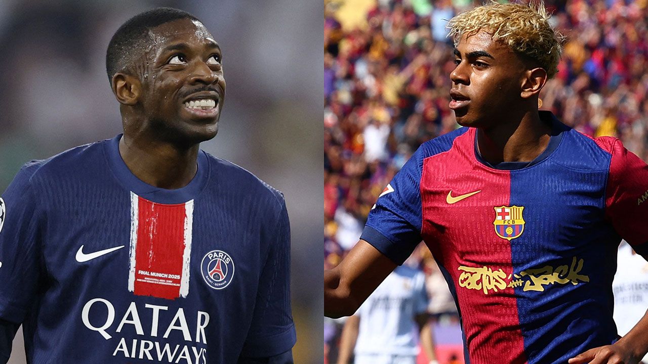 Ousmane Dembele dan Lamine Yamal menjadi rival ketat ketika memperebutkan trofi Ballon d&rsquo;Or 2025