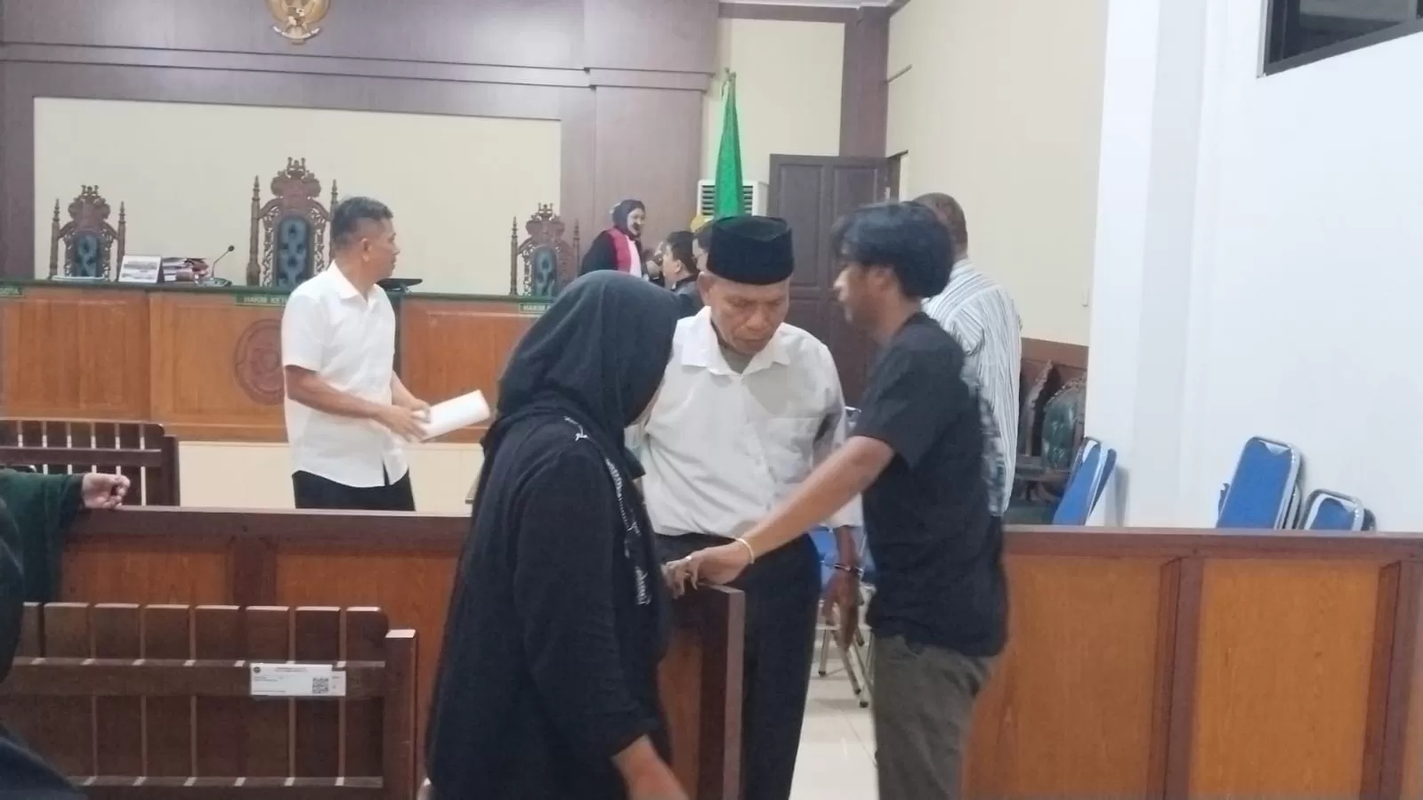 Tiga terdakwa dugaan korupsi izin tambang ajukan pembelaan.AGUS JAYA/KALTENG POS