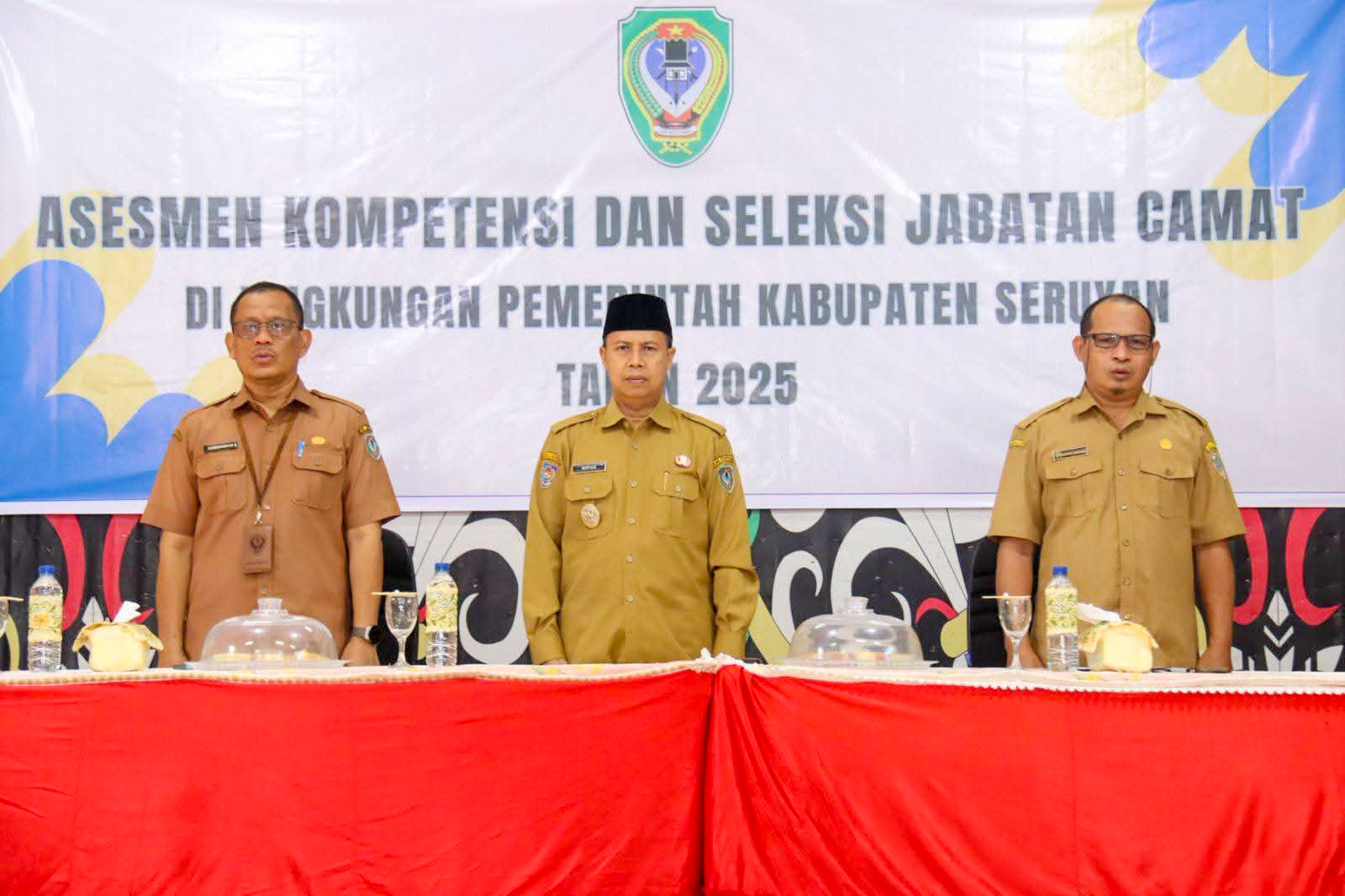 Kegiatan asesmen jabatan camat di lingkungan Pemkab Seruyan, baru-baru tadi.