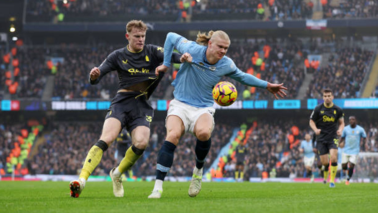 Pertemuan Manchester City dan Everton musim lalu