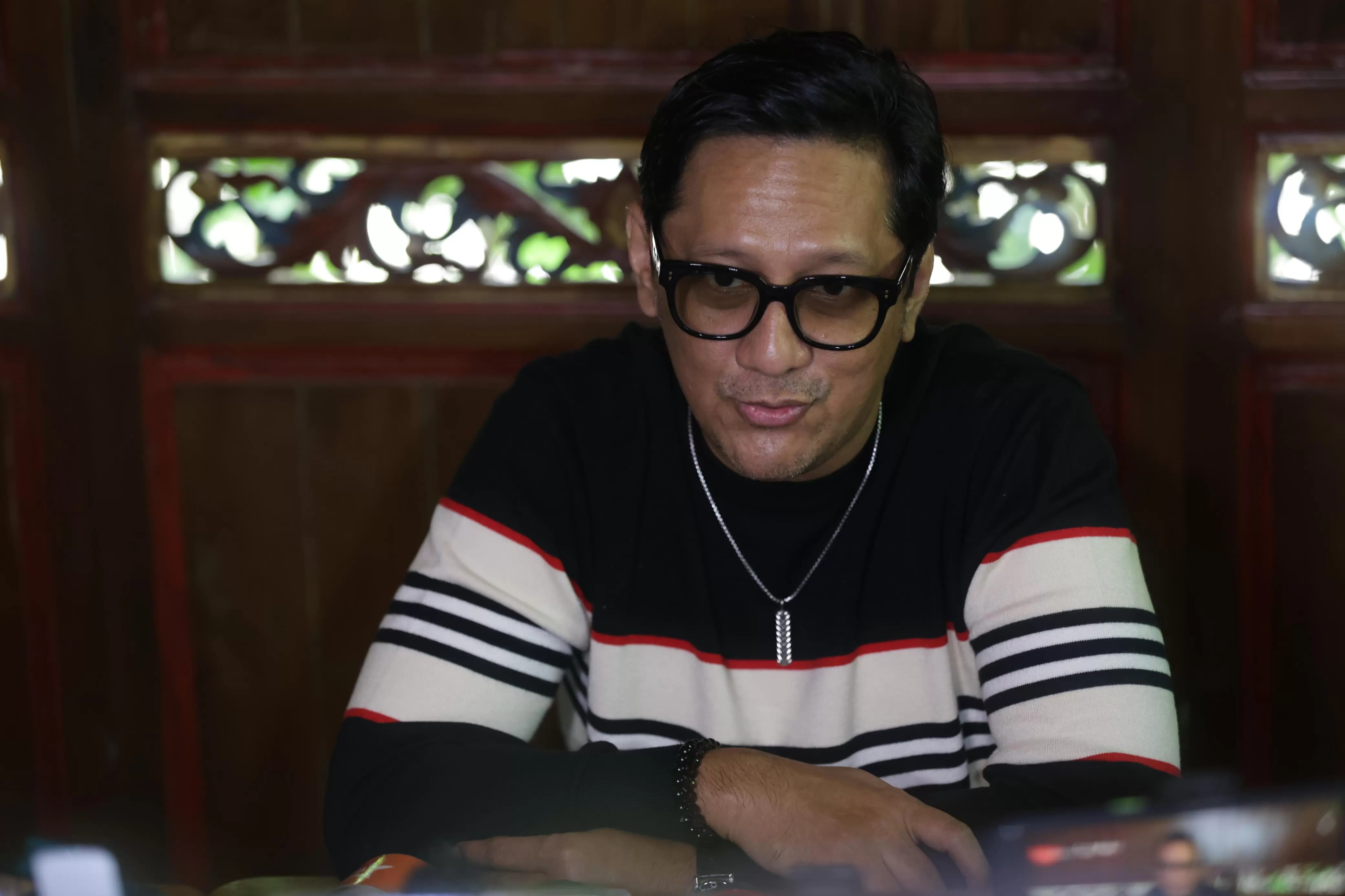 Artis Andre Taulany. (Imam Husein/Jawa Pos)
