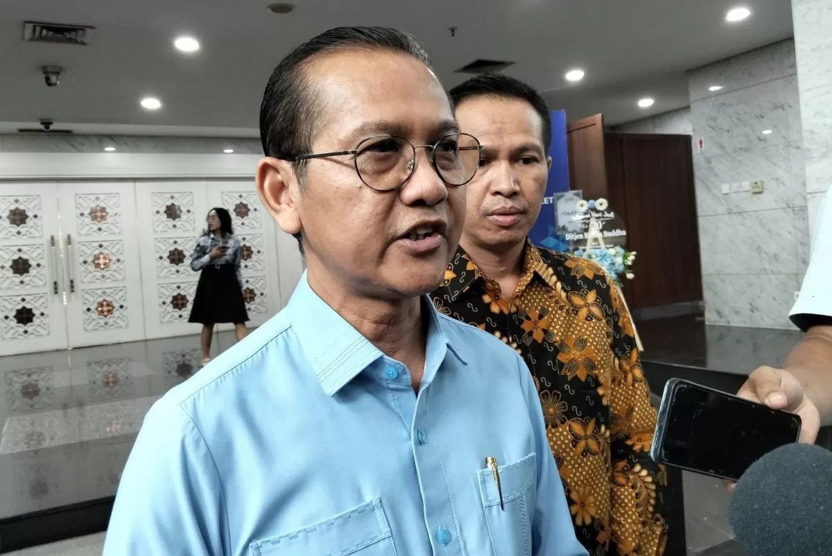 Dirjen Bimas Buddha Kementerian Agama (Kemenag) Supriyadi. (Hilmi/Jawa Pos)