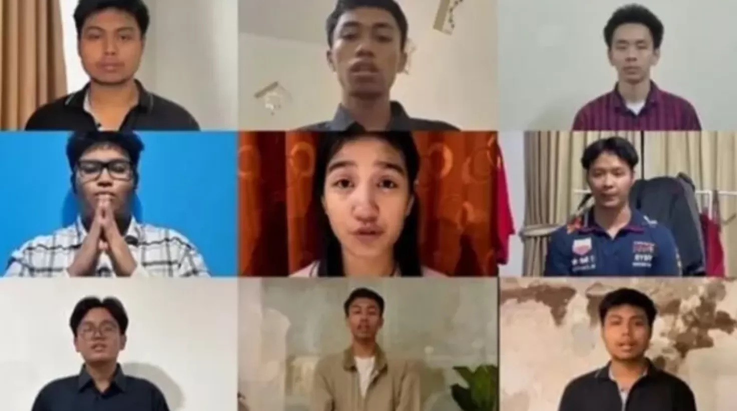 Enam mahasiswa Unud pembully Timothy Anugerah Saputra menyampaikan permohonan maaf. (ist)