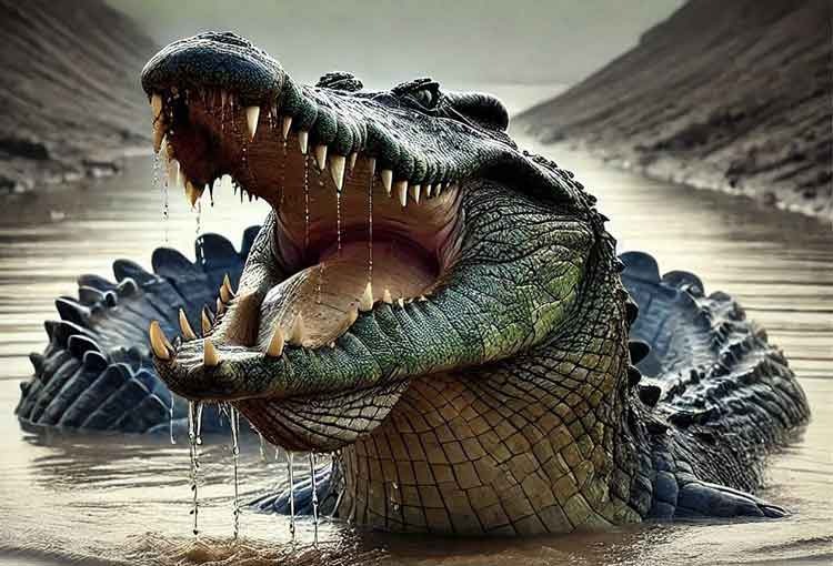 ILustrasi Buaya (AI)