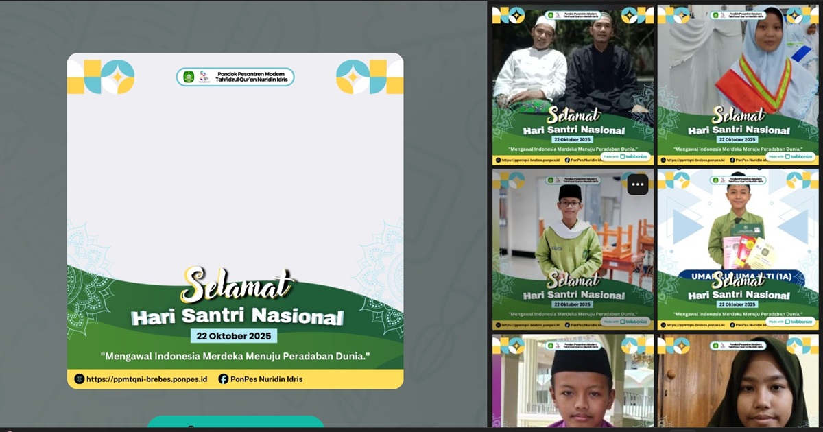 Twibbon Hari Santri Nasional 2025