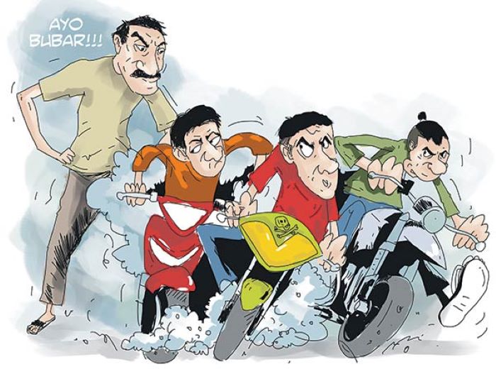 Ilustrasi Balap Liar/Radar Sampit