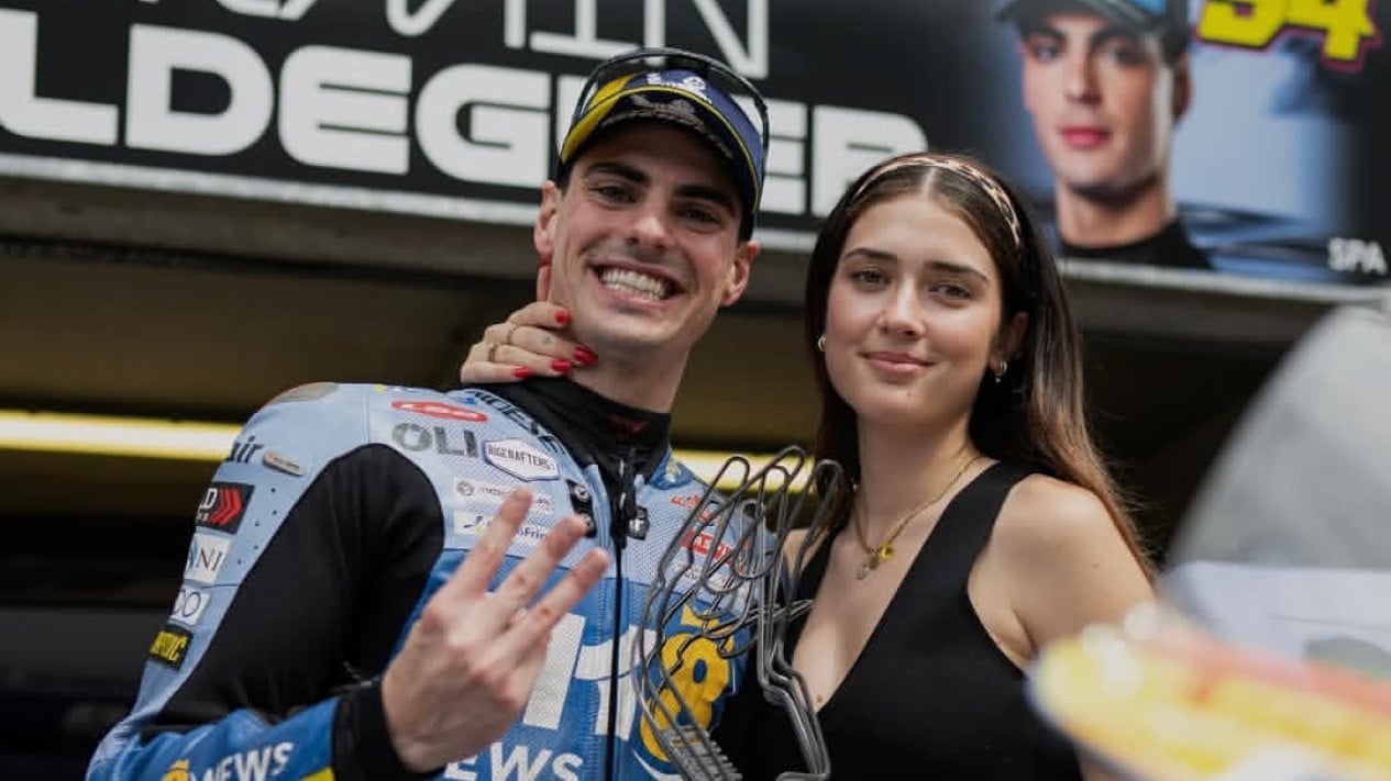 Fermin Aldeguer dan kekasihnya, Elia Pintat Rodriguez