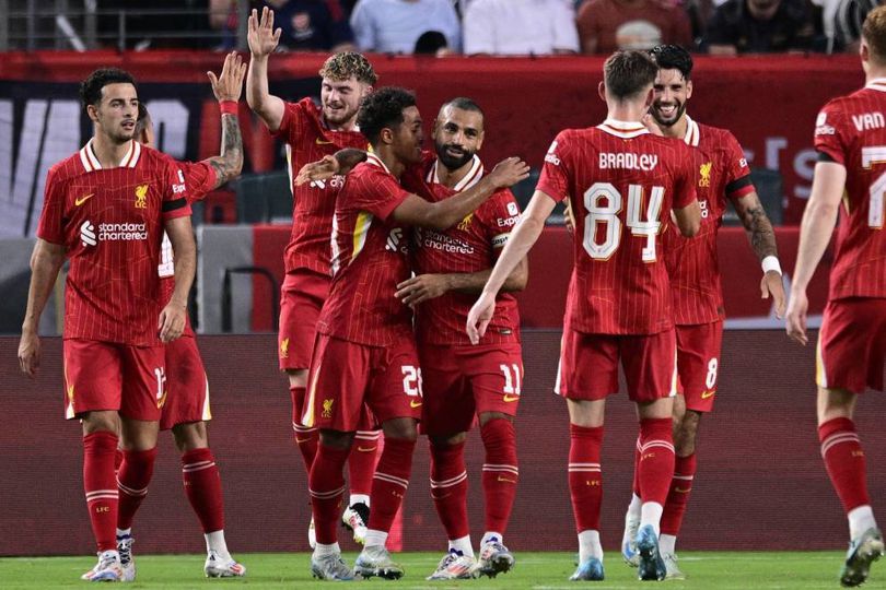 Pemain Liverpool, yang bakal kembali tampil di Carabao Cup 2025/2026 babak 16 besar