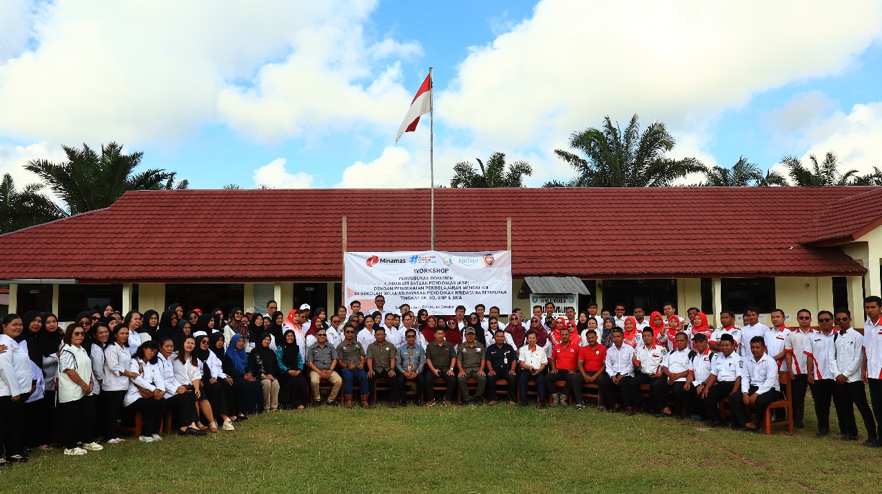 Minamas Plantation menggelar pelatihan peningkatan kualitas guru dengan tema Penyusunan Kurikulum Merdeka Berbasis Deep Learning. Kegiatan berlangsung di SDS 1 Kridatama Lancar, Kamis (30/10/2025)