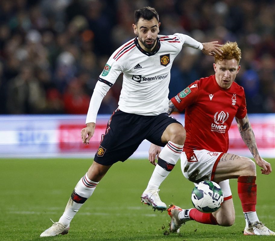 Pertemuan Nottingham Forest dan Manchester United di awal musim 2025 lalu.