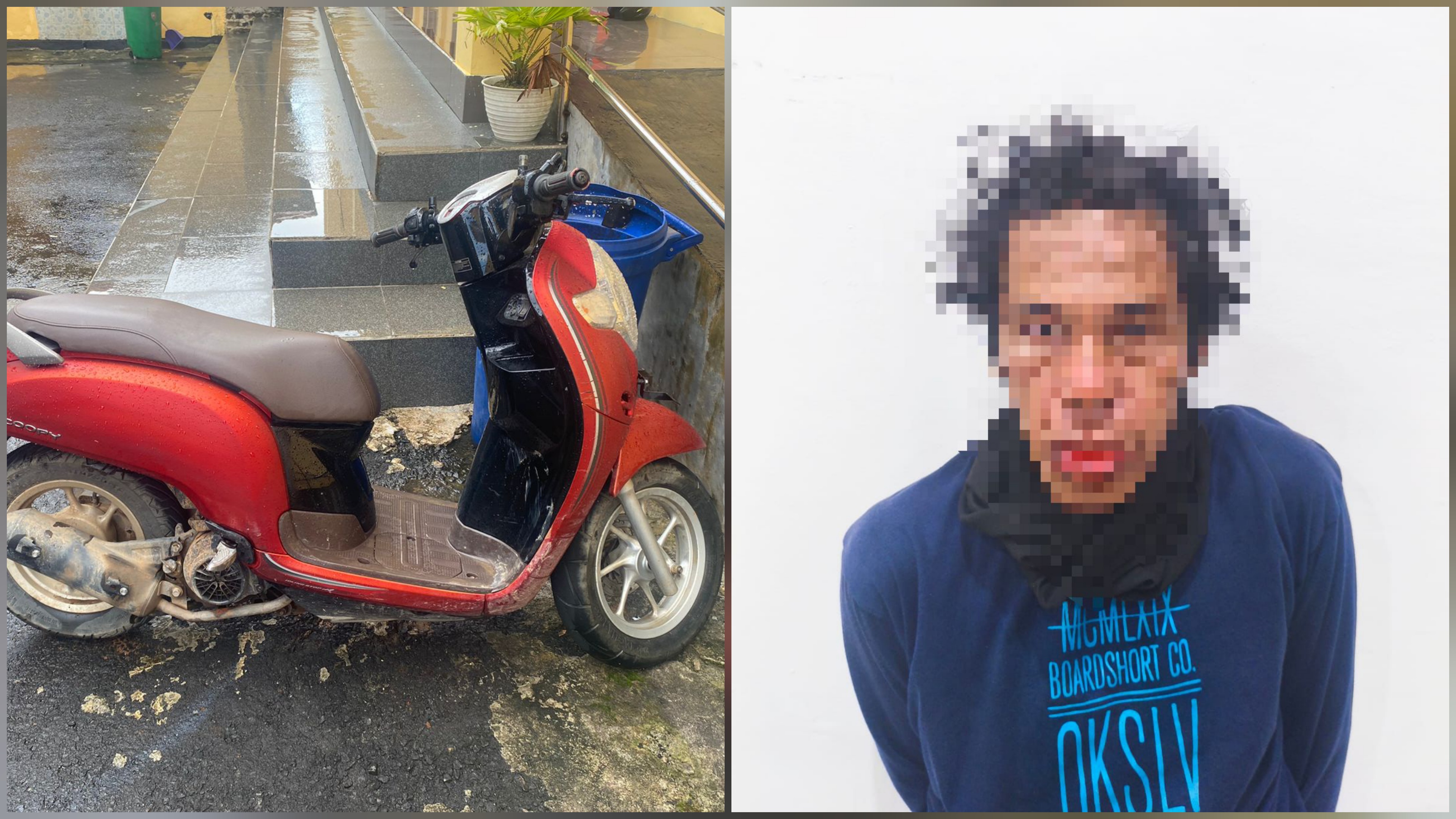 GMS Begal motor di Pangkalan Bun berhasil dibekuk Polres Kobar (humas polres/radar sampit)